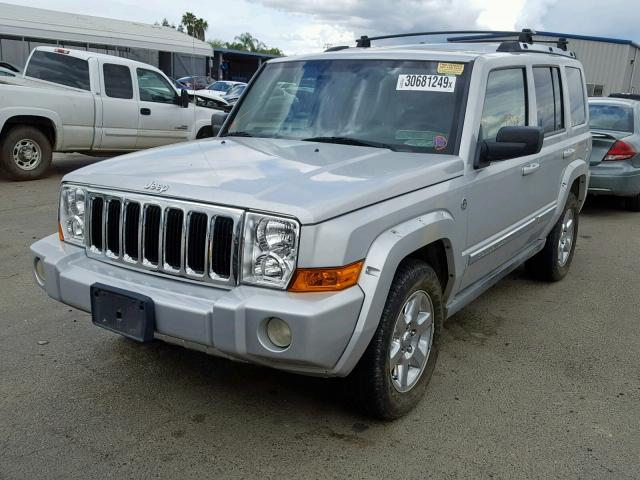 1J8HG58287C553191 - 2007 JEEP COMMANDER SILVER photo 2