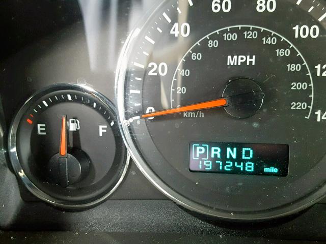 1J8HG58287C553191 - 2007 JEEP COMMANDER SILVER photo 8