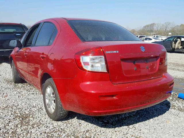 JS2YC5A33C6305211 - 2012 SUZUKI SX4 LE RED photo 3