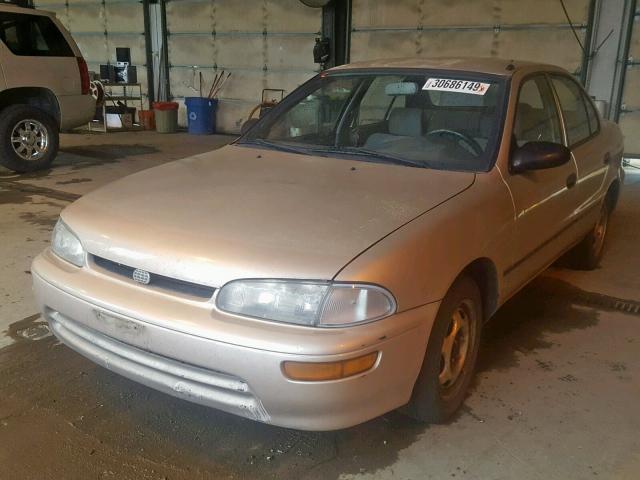 1Y1SK5369RZ032160 - 1994 GEO PRIZM BASE ოქროსფერი ფოტო 2