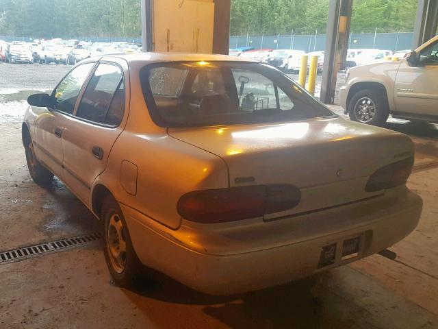 1Y1SK5369RZ032160 - 1994 GEO PRIZM BASE ოქროსფერი ფოტო 3