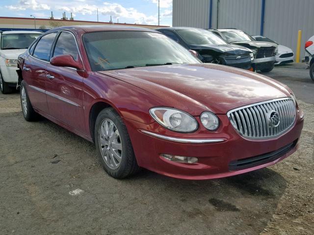 2G4WD582281376163 - 2008 BUICK LACROSSE C RED photo 1