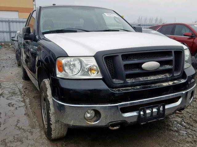 1FTRX14W78FC33017 - 2008 FORD F150 BLACK photo 1