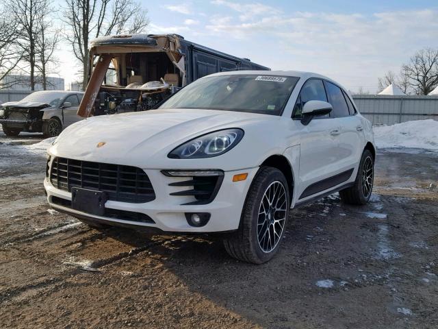 WP1AA2A58HLB03764 - 2017 PORSCHE MACAN WHITE photo 2