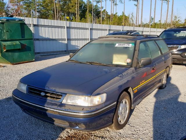 4S3BJ6330R1944936 - 1994 SUBARU LEGACY L BLUE photo 2