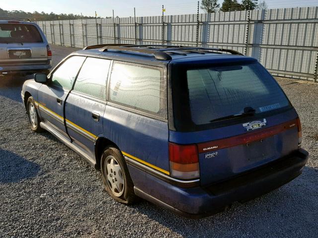 4S3BJ6330R1944936 - 1994 SUBARU LEGACY L BLUE photo 3