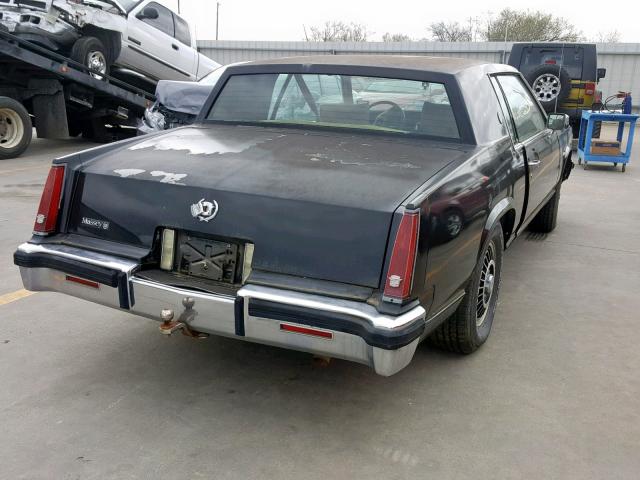 1G6AL5782DE615052 - 1983 CADILLAC ELDORADO BLACK photo 4