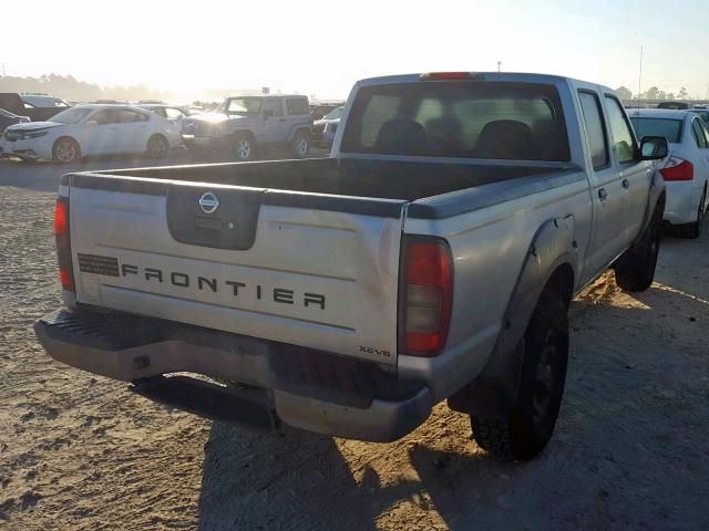 1N6ED29X43C407079 - 2003 NISSAN FRONTIER C SILVER photo 4