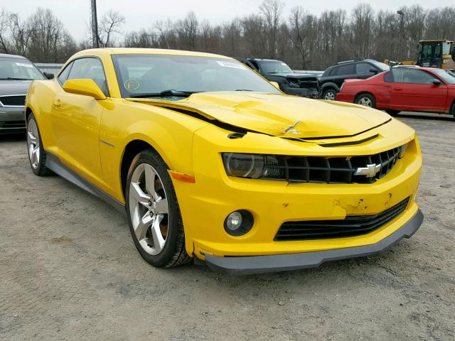 2G1FT1EWXB9101407 - 2011 CHEVROLET CAMARO 2SS YELLOW photo 1