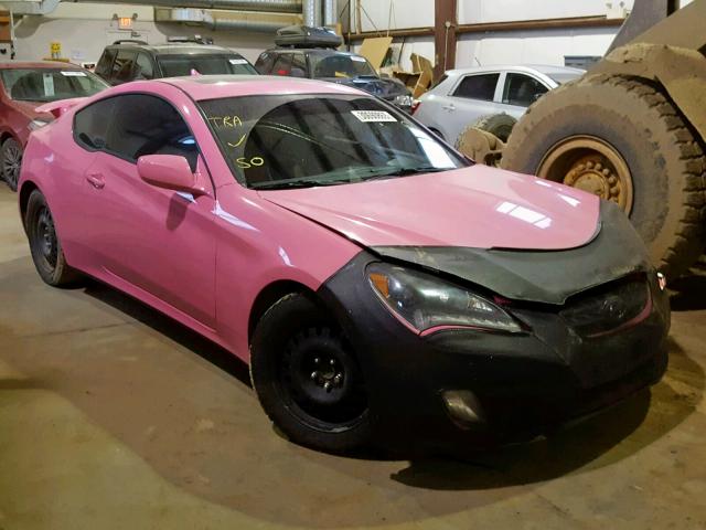 KMHHT6KDXAU017701 - 2010 HYUNDAI GENESIS CO PINK photo 1