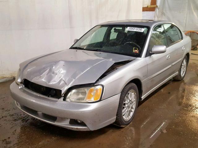 4S3BE625247210828 - 2004 SUBARU LEGACY L S SILVER photo 2