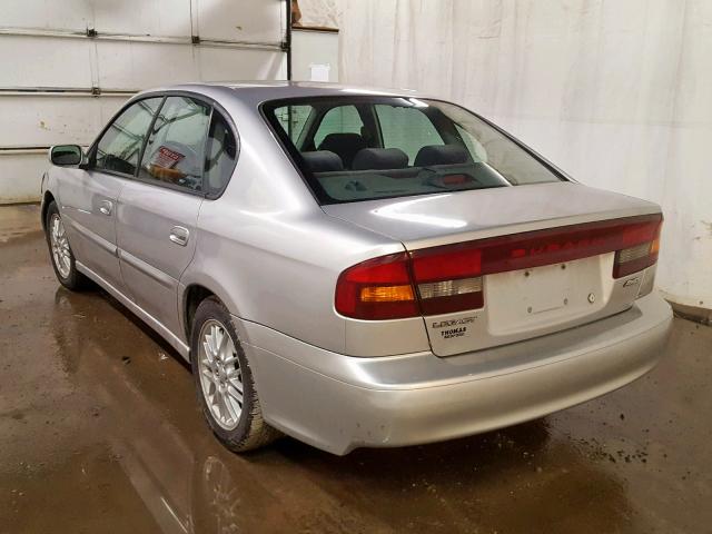 4S3BE625247210828 - 2004 SUBARU LEGACY L S SILVER photo 3