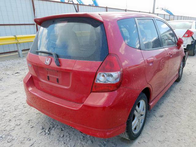 JHMGD38638S002062 - 2008 HONDA FIT SPORT  photo 4