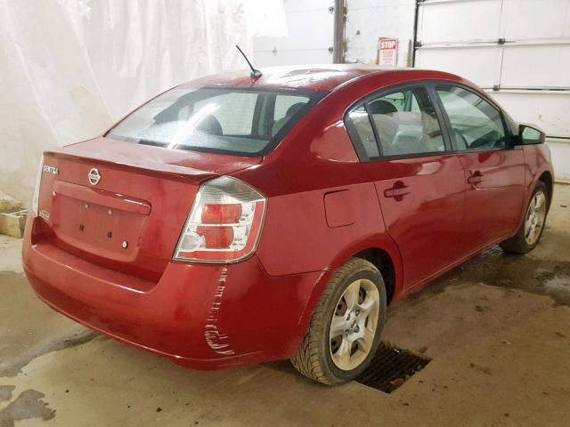 3N1AB61EX9L623415 - 2009 NISSAN SENTRA 2.0 RED photo 4