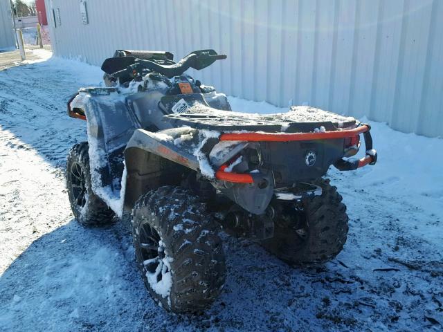 3JBLKAJ49JJ000869 - 2018 CAN-AM OUTLANDER GRAY photo 3