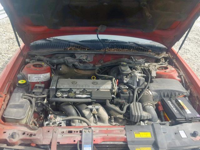 1G4NV55D9SC433376 - 1995 BUICK SKYLARK GR RED photo 7