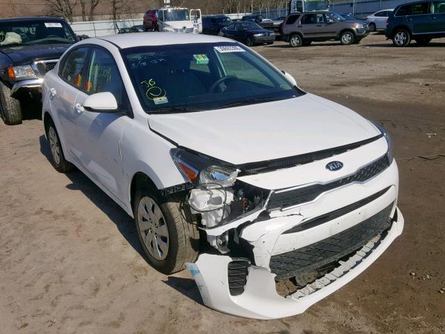 3KPA24AB5JE071144 - 2018 KIA RIO LX WHITE photo 1