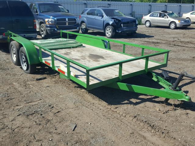 7FNUT1622H1000662 - 2016 AMERICAN MOTORS TRAILER GREEN photo 1