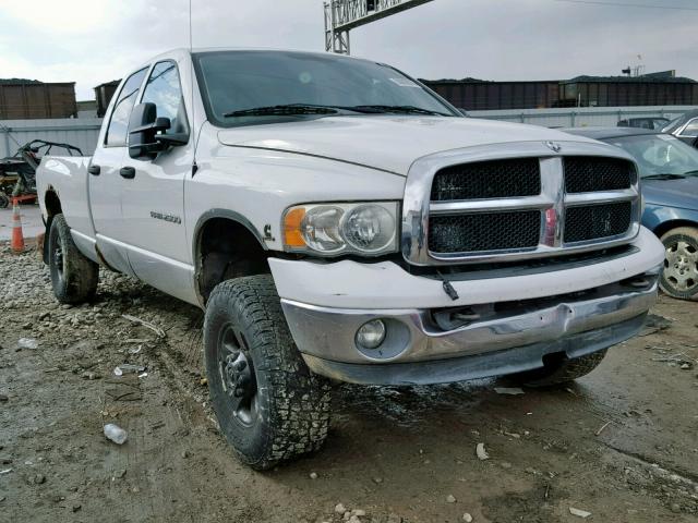 3D7KU28C73G775778 - 2003 DODGE RAM 2500 S WHITE photo 1