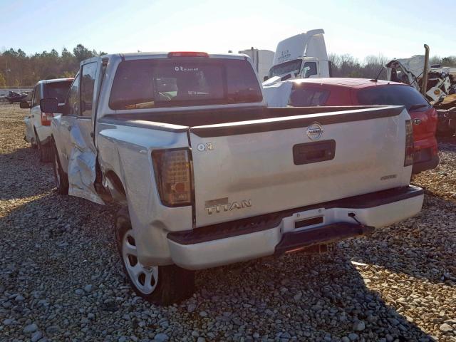 1N6BA0EK6EN502941 - 2014 NISSAN TITAN S SILVER photo 3