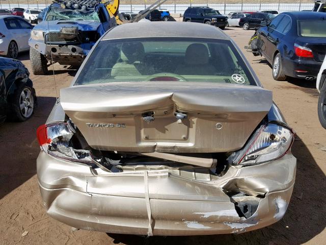 1FAFP56S5YG112281 - 2000 FORD TAURUS SEL GOLD photo 10