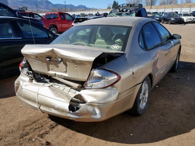 1FAFP56S5YG112281 - 2000 FORD TAURUS SEL GOLD photo 4