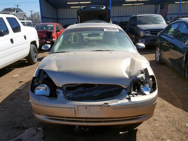 1FAFP56S5YG112281 - 2000 FORD TAURUS SEL GOLD photo 9