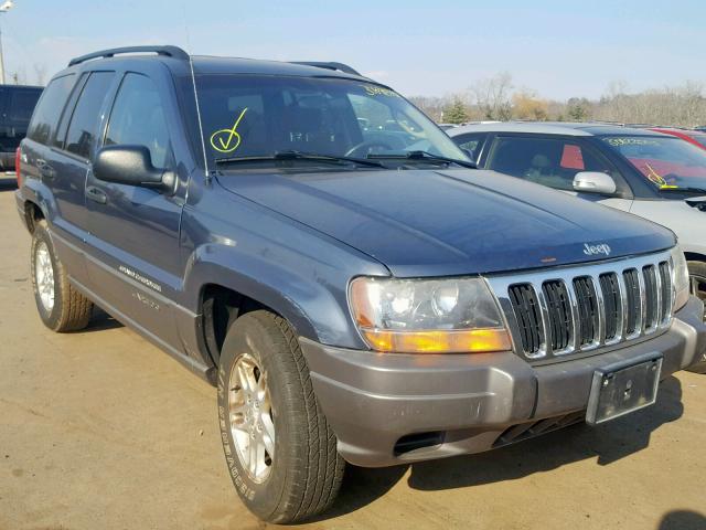 1J4GW48S52C105025 - 2002 JEEP GRAND CHER BLUE photo 1