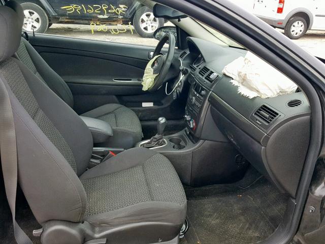 1G2AS18H297183571 - 2009 PONTIAC G5 BLACK photo 5