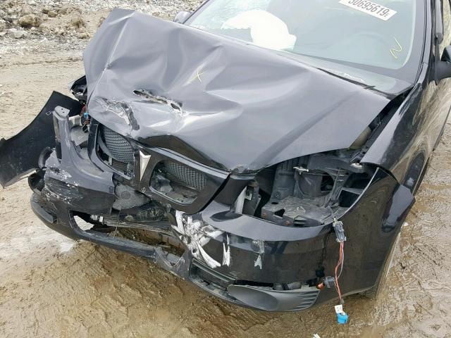 1G2AS18H297183571 - 2009 PONTIAC G5 BLACK photo 9