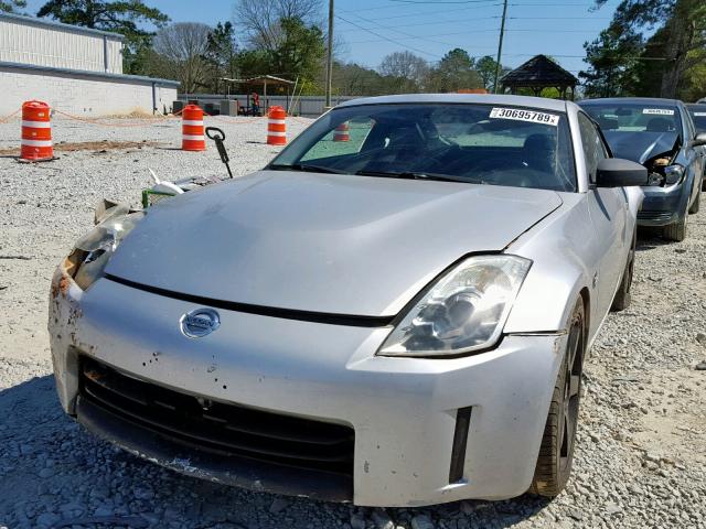 JN1BZ34D18M700209 - 2008 NISSAN 350Z COUPE SILVER photo 2