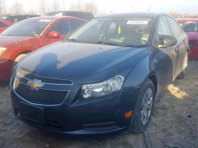 1G1PA5SH9D7226006 - 2013 CHEVROLET CRUZE LS GRAY photo 2