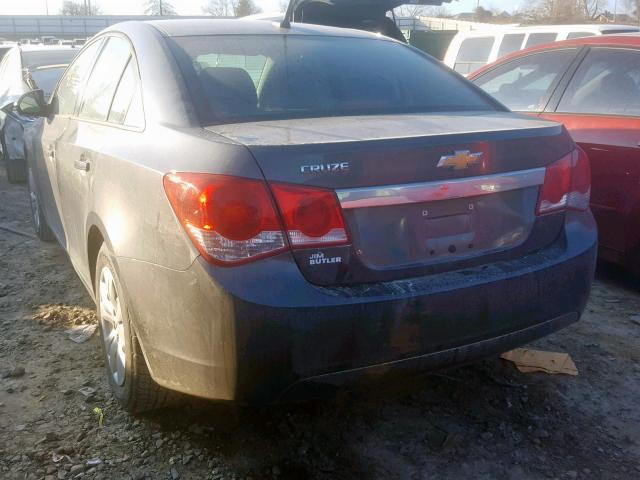 1G1PA5SH9D7226006 - 2013 CHEVROLET CRUZE LS GRAY photo 3