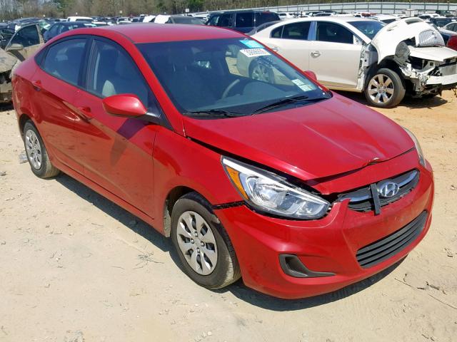 KMHCT4AE8HU291532 - 2017 HYUNDAI ACCENT SE RED photo 1