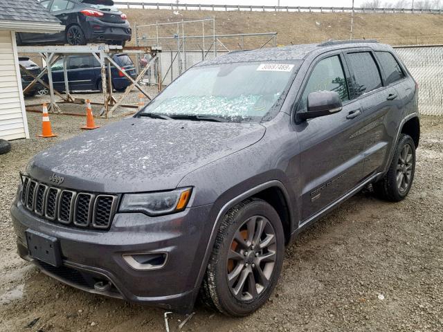 1C4RJFBG9GC470215 - 2016 JEEP GRAND CHER GRAY photo 2