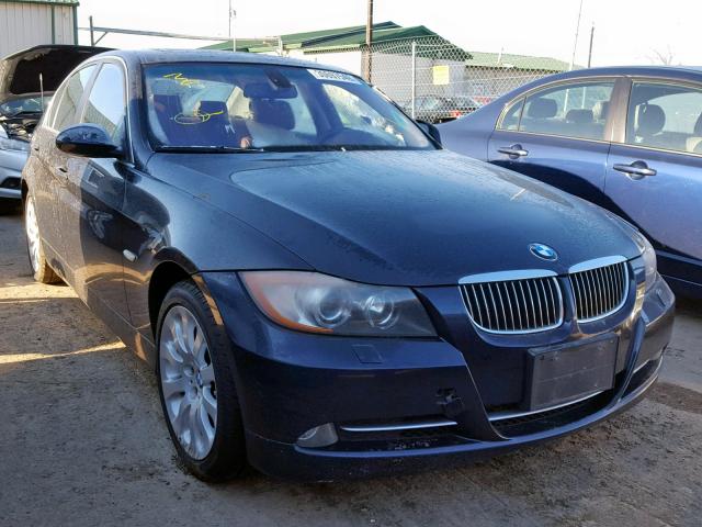 WBAVD53527A006186 - 2007 BMW 335 XI BLUE photo 1