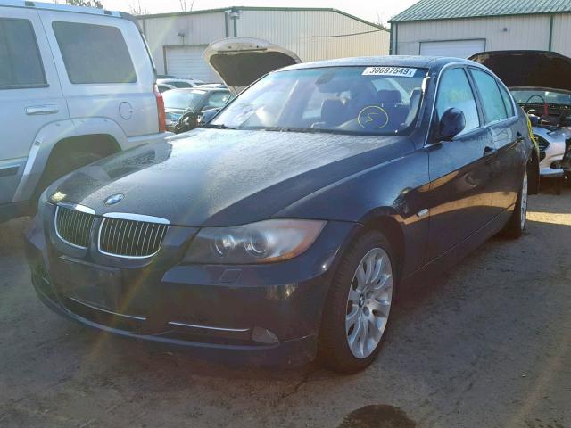 WBAVD53527A006186 - 2007 BMW 335 XI BLUE photo 2