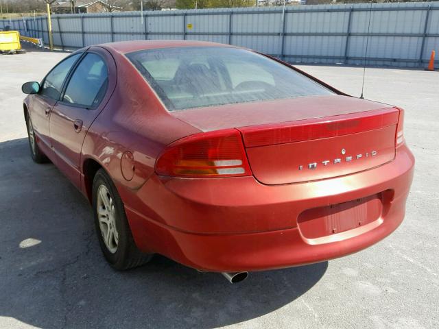 2B3HD56U41H589146 - 2001 DODGE INTREPID E BURGUNDY photo 3