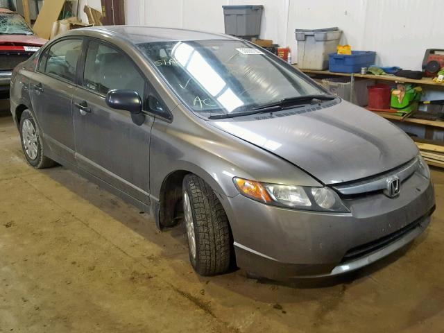 2HGFA16396H002060 - 2006 HONDA CIVIC DX V GRAY photo 1