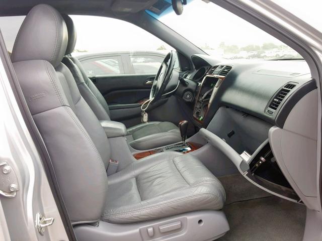 2HNYD18984H514447 - 2004 ACURA MDX TOURIN GRAY photo 5