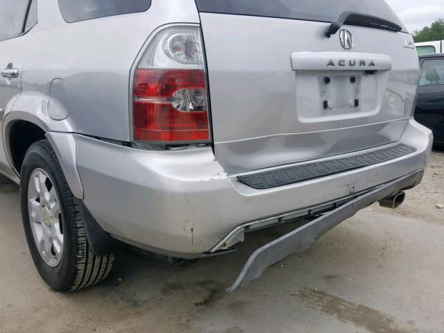 2HNYD18984H514447 - 2004 ACURA MDX TOURIN GRAY photo 9