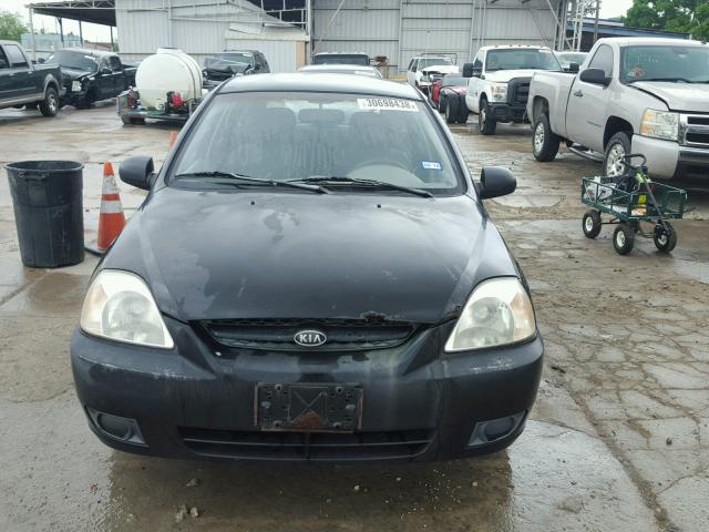 KNADC165236097900 - 2003 KIA RIO CINCO BLACK photo 9