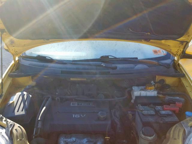 KL1TD56617B159738 - 2007 CHEVROLET AVEO BASE Sarı foto 7