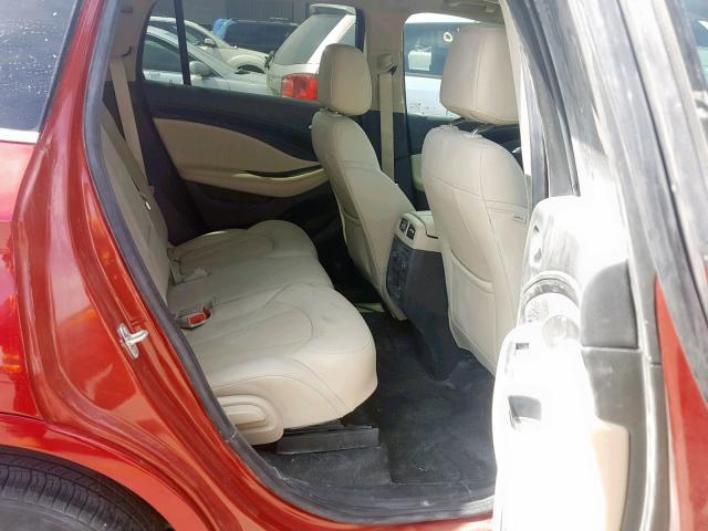 LRBFXBSA0HD201889 - 2017 BUICK ENVISION E BURGUNDY photo 6