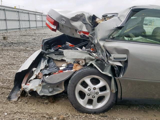 JT8BF28G715108655 - 2001 LEXUS ES 300 GRAY photo 9