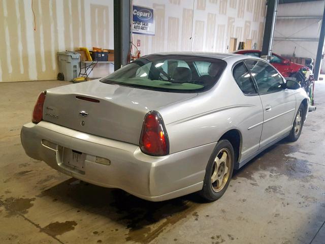 2G1WW12E349235715 - 2004 CHEVROLET MONTE CARL 银色 照片 4