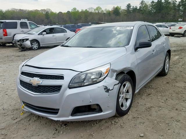 1G11B5SA5DF345392 - 2013 CHEVROLET MALIBU LS SILVER photo 2