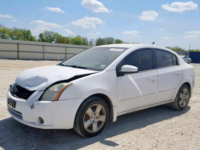 3N1AB61EX9L660187 - 2009 NISSAN SENTRA 2.0 WHITE photo 2