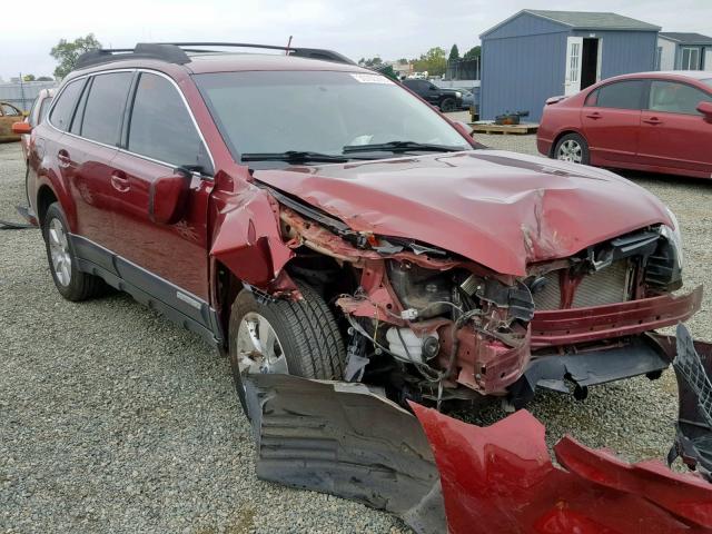 4S4BRDLC9C2203792 - 2012 SUBARU OUTBACK 3. RED photo 1