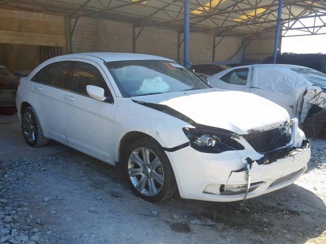 1C3CCBAB7CN172537 - 2012 CHRYSLER 200 LX WHITE photo 1